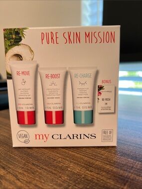 Clarins Pure Skin Mission Trio - NEW